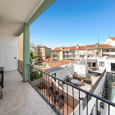 Privatunterkunft Alameda Hub 7 - Between Alameda And Arroios Metro Stations Lissabon